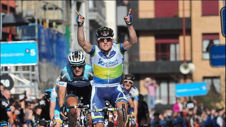 Gerrans mocht gisteren al vieren. Beeld PHOTO_NEWS