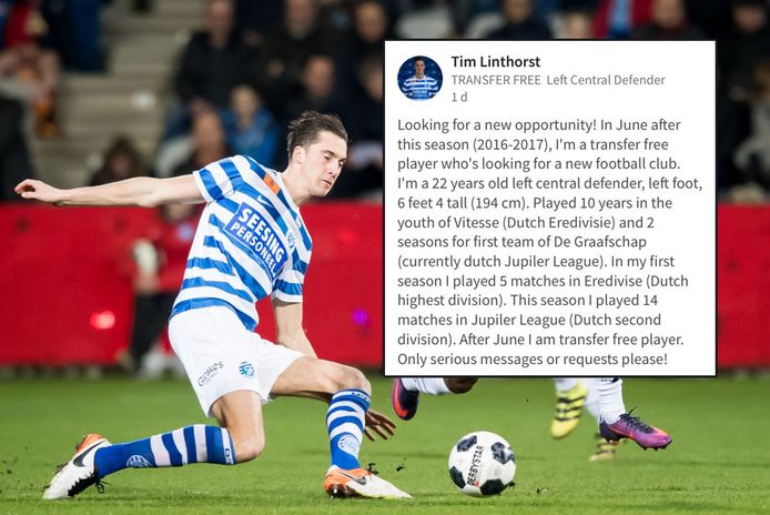 De oproep van Tim Linthorst op LinkedIn