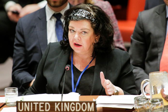 Karen Pierce, de Britse VN-ambassadeur.