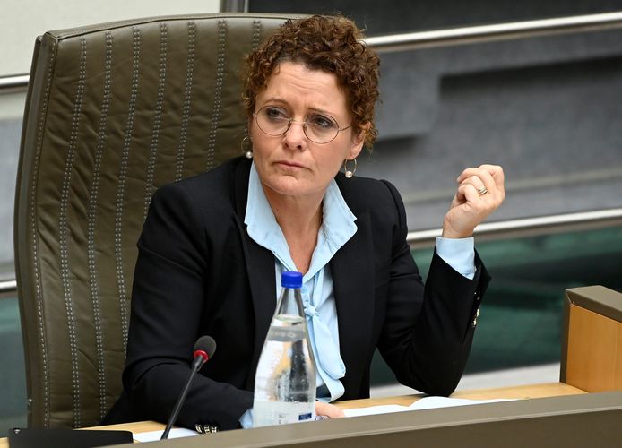 Lydia Peeters (Open Vld), Vlaams minister van Mobiliteit.