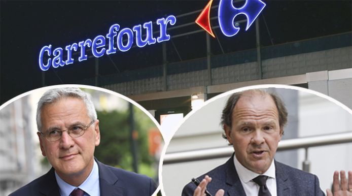Federaal minister van Werk Kris Peeters (CD&V) en Vlaams minister van Werk Philippe Muyters (N-VA) kibbelden over SWT bij Carrefour.