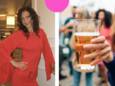 Links: topmodel Bella Hadid, zij stopte al vijf maanden met drinken.