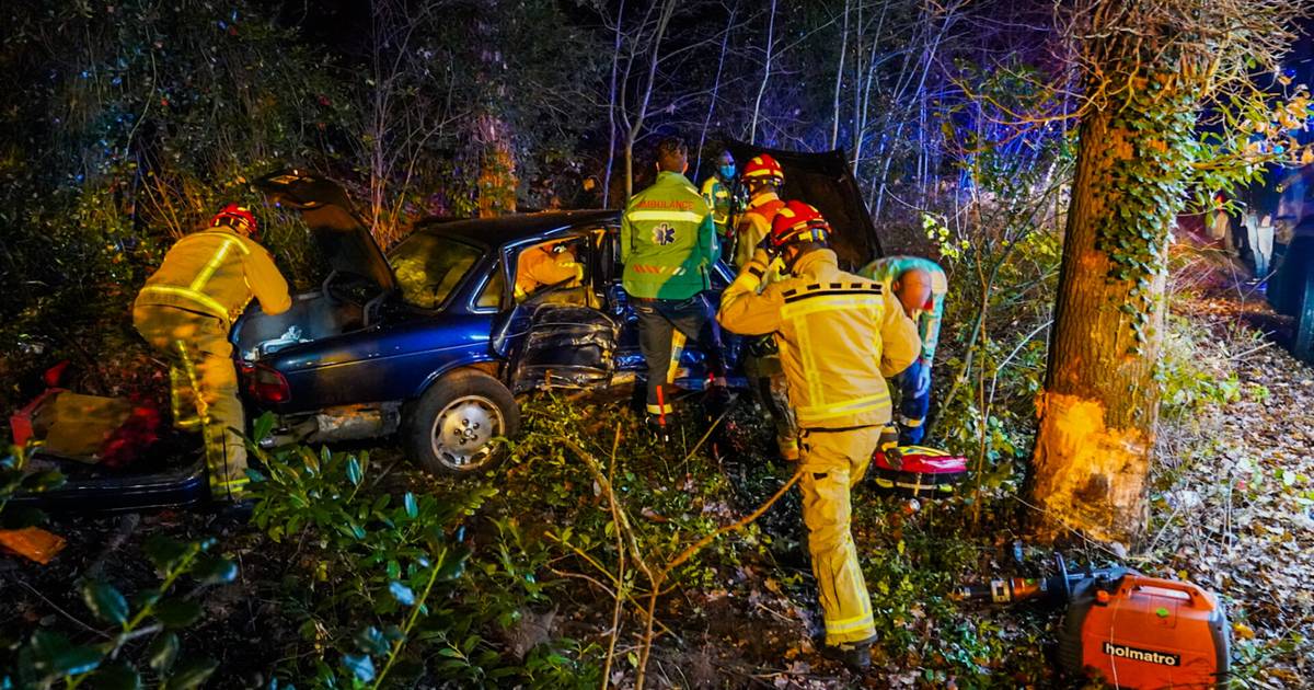 Twee gewonden bij ongeluk op Tilburgseweg in Eindhoven.