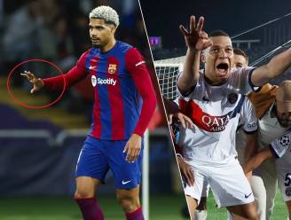 Mbappé en PSG staan ten koste van tienkoppig Barça in halve finale, wat betekent apart gebaar van 'antiheld' Araujo?