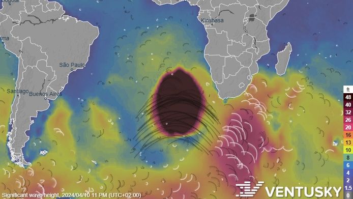 De eerste waarneming van 'The Blob'.