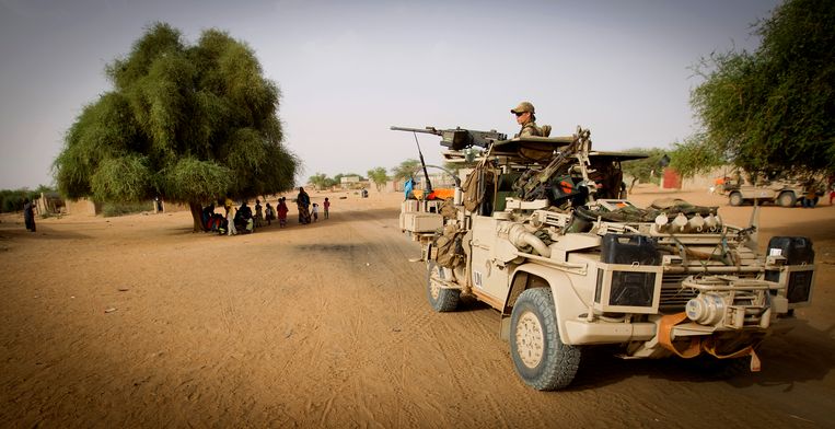Nederlandse commando’s in Bakal in 2014.  Beeld ANP