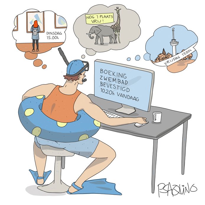 Illustratie Reserveren