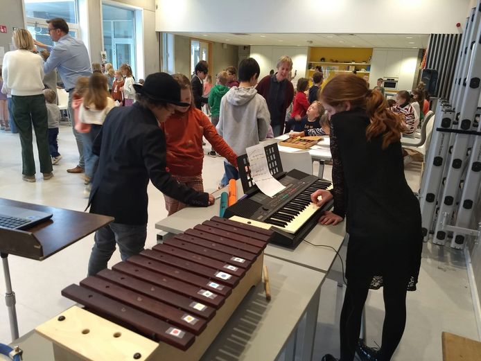 De beroepenbeurs van basisschool Heilige Familie in Izegem