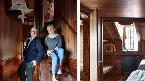Dit huisje van architect Bart van amper 85 m² zit vol verwijzingen naar de zee