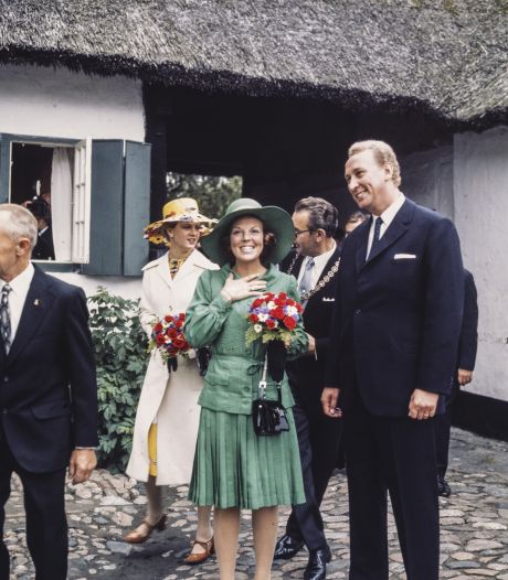 Prinses Beatrix een dag te gast op Nederlands stukje Denemarken