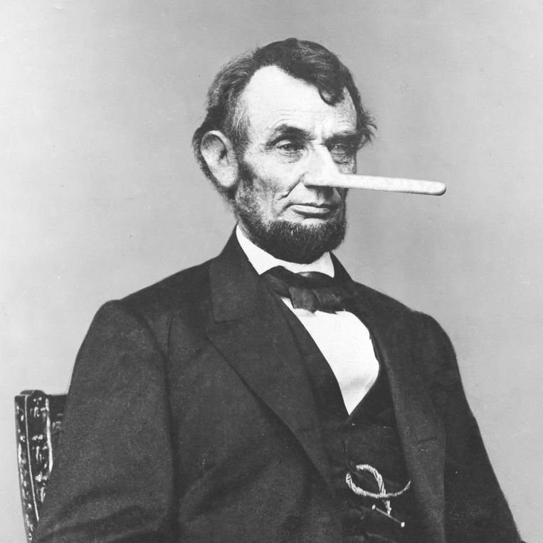 Abraham Lincoln. Beeld Bart Hebben