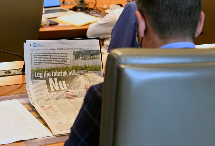 Toen de zaak-3M vrijdag in het Vlaams parlement werd besproken, haalde men er zelfs onze krant bij.