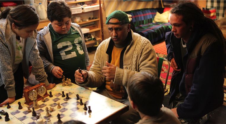 Een beeld uit de film 'The Dark Horse', waarvoor acteur Cliff Curtis dertig kilo bijkwam. Beeld rv