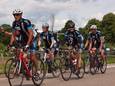 Renners van 't Ventieleke in Heusden fietsten in 2017 de circa 390 kilometer van het Pieterpad.