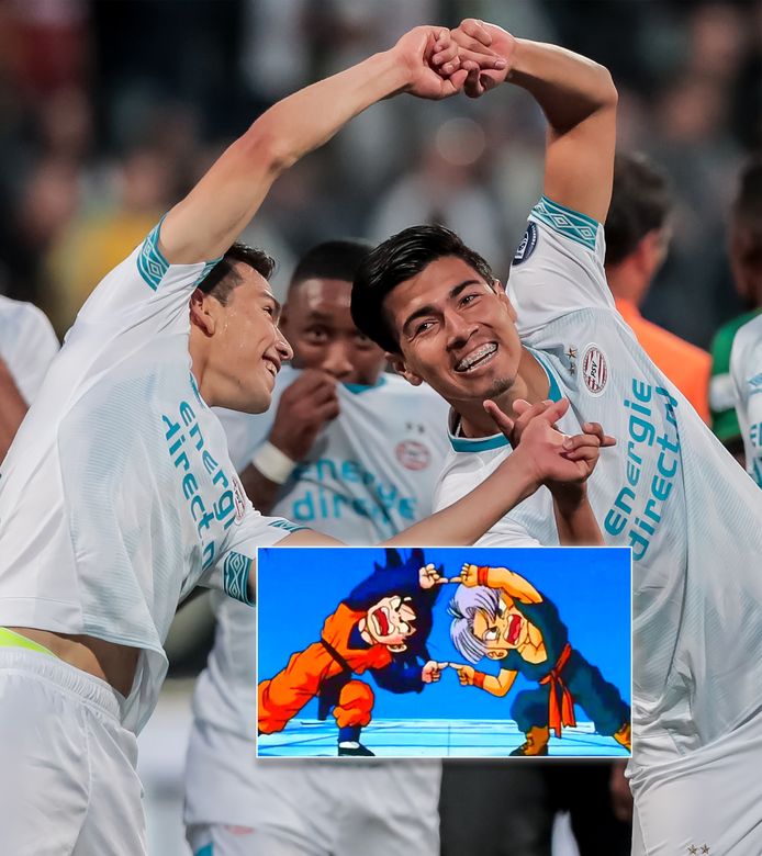 Hirving Lozano en Érick Gutiérrez deden zaterdagavond Dragon Ball na!