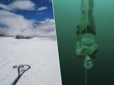 Duiker ademt één keer diep in en laat zich 52 meter zakken in bevroren meer