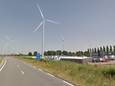 Een visualisatie van het toekomstige windpark Elzenburg-De Geer aan de rand van Oss en Berghem.