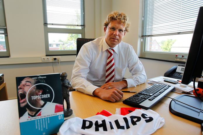 Voorzitter Harrie Timmermans van de Supportersvereniging PSV