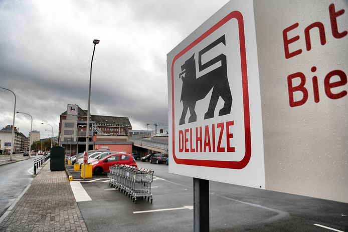 Un supermarché Delhaize à Jambes.