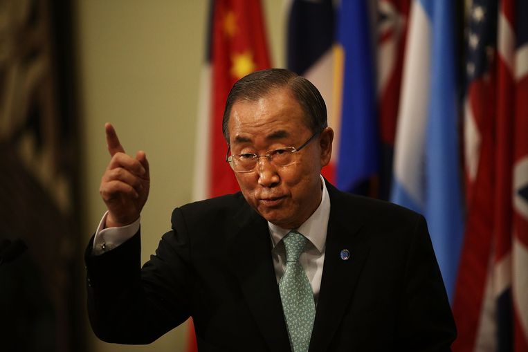 Ban Ki-moon Beeld AFP