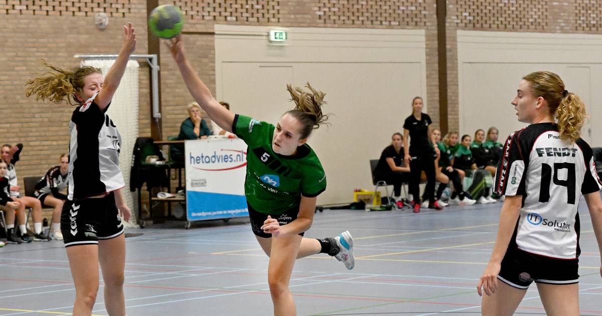 Eerste uitzege voor handbalsters MHV'81: 'Gezellige, lange terugreis' - De Gelderlander