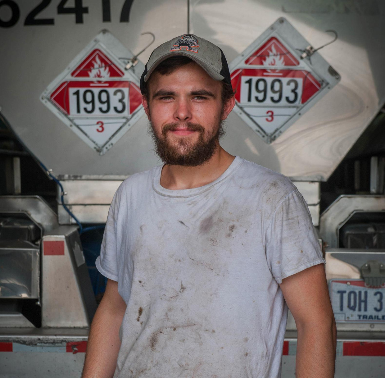 Naam: Devon Kushner. Beroep: werknemer United Truck Wash. Stemgedrag: gaat niet stemmen. Beeld Clement, Rene