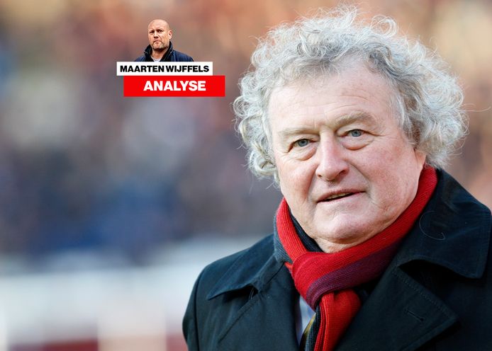 Wim Jansen als trainer bij Feyenoord.
