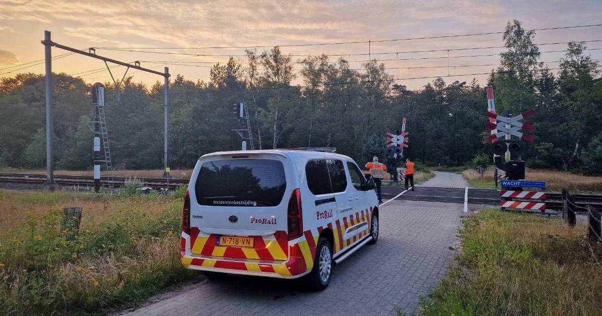 Dubbele pech op spoor tussen Apeldoorn en Amersfoort: eerst wisselstoring, dan aanrijding.