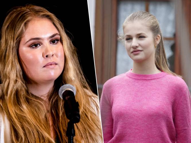 Prinses Amalia heeft Whatsappgroepje vol troonopvolgers, maar zonder prinses Leonor: "Ze mag niet doen wat ze wil”