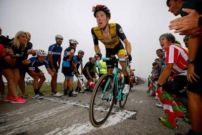 Steven Kruijswijk krijgt optater in zware Vuelta-rit