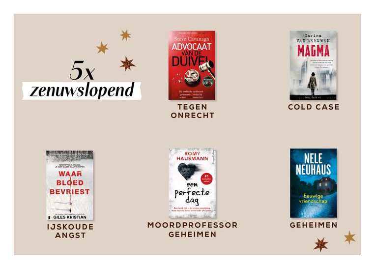 Winactie 5 x zenuwslopende boeken