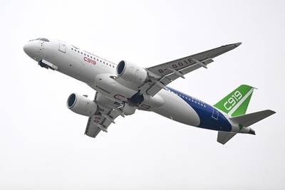 Chinese concurrent van Airbus A320 voorgesteld aan publiek