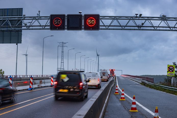 Werkzaamheden op de snelweg, foto ter illustratie.