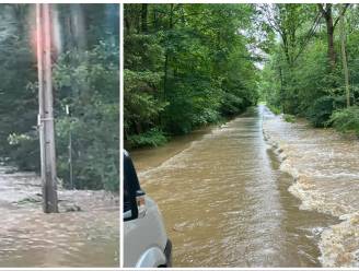 KIJK. Wielertoerist wordt na hevige regenbuien meegesleurd door stromend water in Holsbeek: “Hij bleef maar kopje-onder gaan”