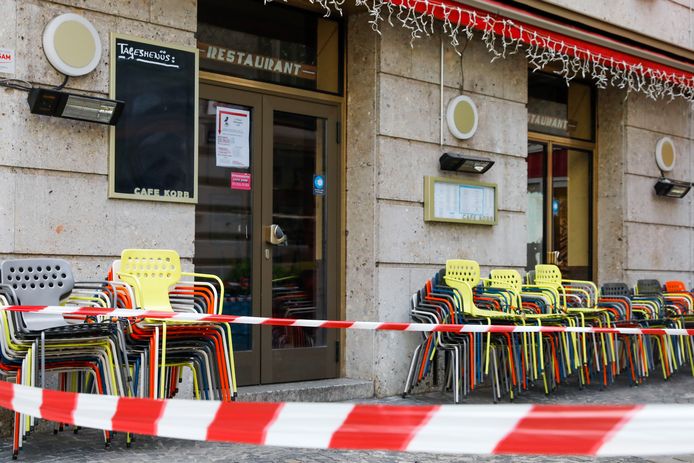 Een gesloten restaurant in Wenen.
