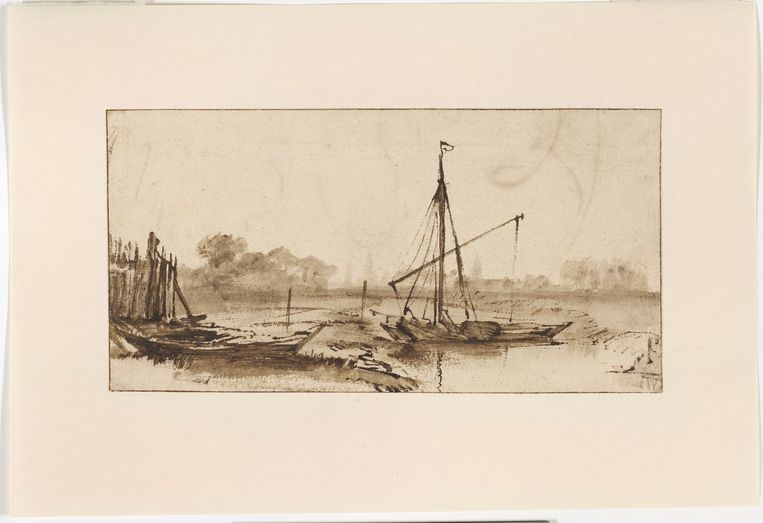 Landschap met een vaart en boten (ca. 1655) is te zien in de tentoonstelling Tekenkunst.
 Beeld The Peck Collection
