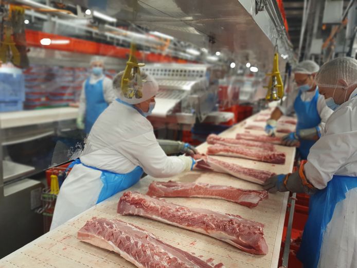 Een blik op de arbeidsomstandigheden bij de Duitse vleesverwerker Tönnies.