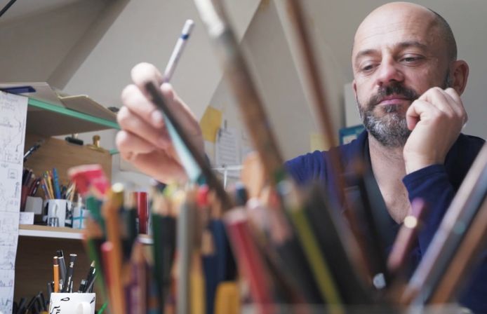 Illustrator Tom Schoonooghe.