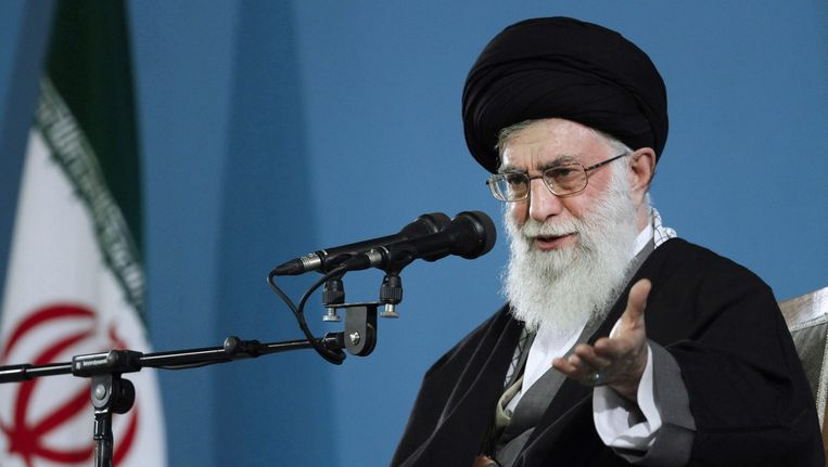 De Iraanse ayatollah Ali Khamenei. Beeld rv