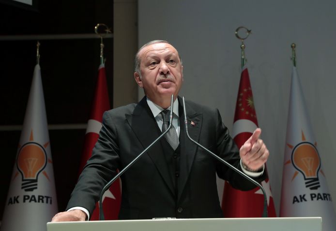 Turkse president Tayyip Erdogan.