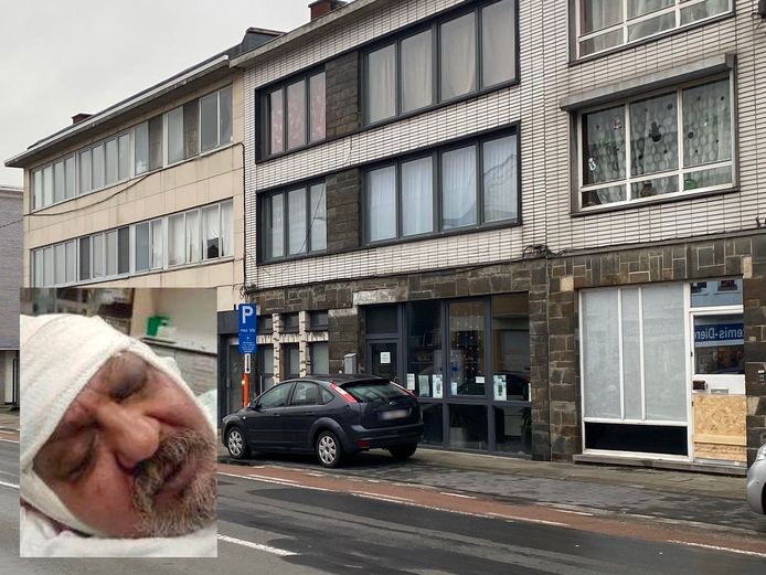 Het slachtoffer (links) en de woning waar de feiten zich hebben afgespeeld.