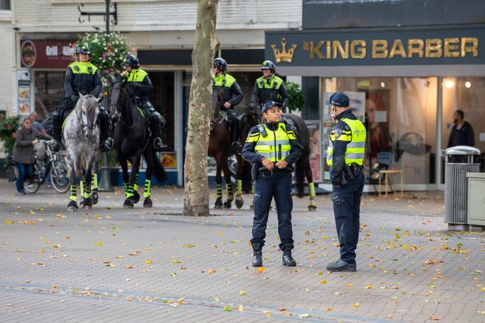 De politie is er wel, maar Pegida komt niet.