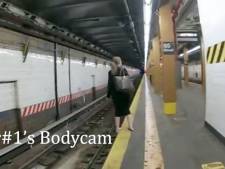 Des policiers sauvent une femme tombée sur les rails du métro de New York