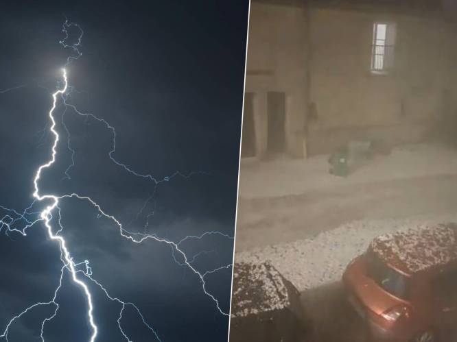 Meer dan 20.000 bliksemschichten en hagelstenen zo groot als golfballen in Frankrijk, vrouw (57) komt om door modderstroom