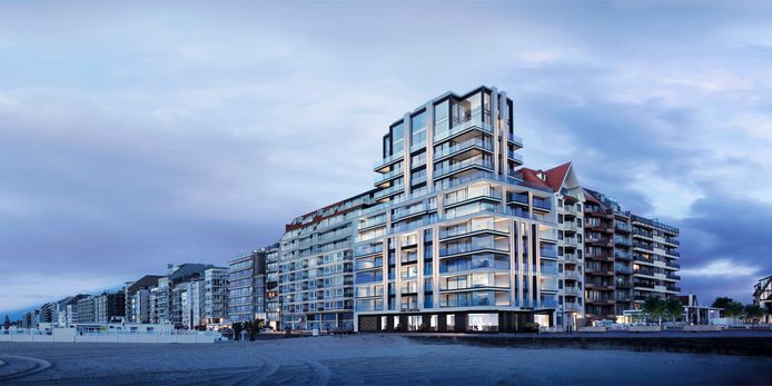 Zo hoort 'One Carlton' aan het Albertplein er over 2 jaar uit te zien .