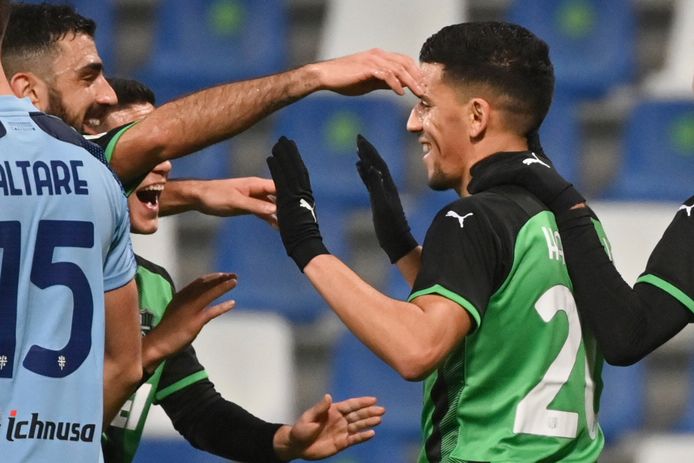 Abdou Harroui is de gevierde man bij Sassuolo.