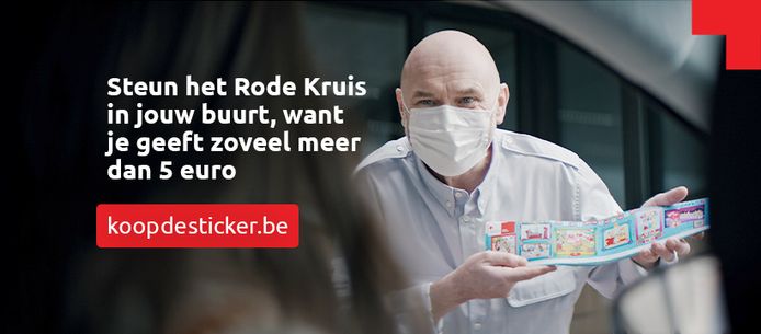 Rode Kruis Lennik-Gooik stickeractie.