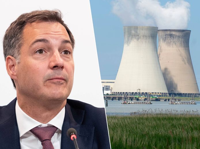 Premier Alexander De Croo zet een nieuwe levensduurverlening van de Belgische kerncentrales opnieuw op de agenda.