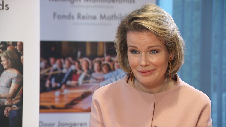 koningin mathilde Beeld VTM NIEUWS