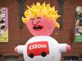 Boris Johnson-ballon steelt de show bij protest in Manchester